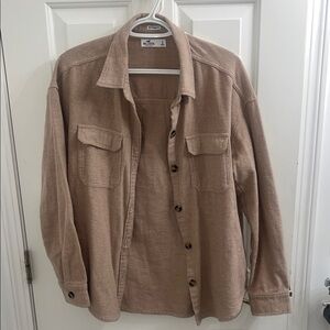 Hollister Light Brown Shirt Jacket